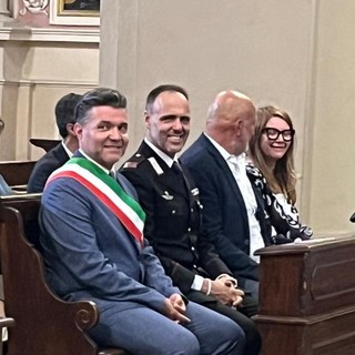 Diego Musumeci nella prima uscita ufficiale da sindaco