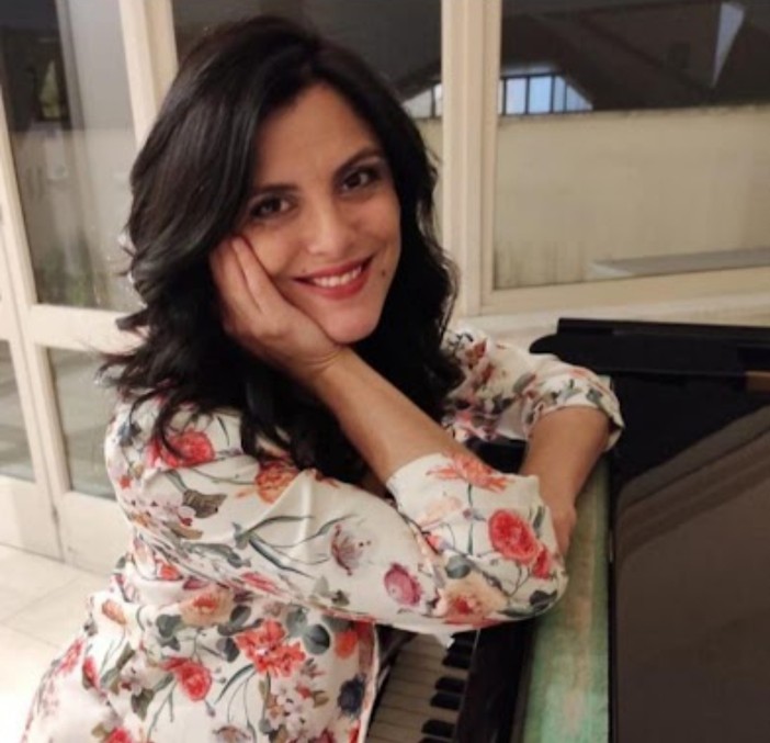 La pianista Ernesta Aufiero, organizzatrice e promotrice dell'appuntamento