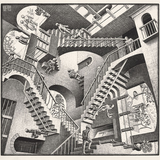 Alcune delle opere di Escher