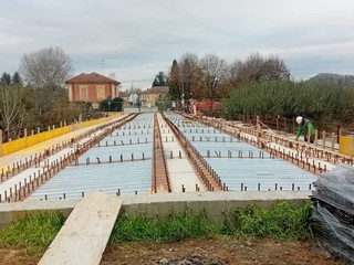 Le immagini del cantiere sul ponte