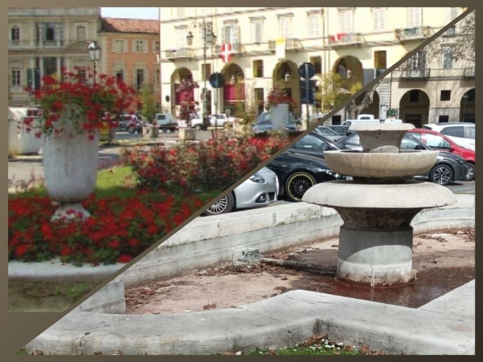 Alcune immagini della fontana, inviate da Malandrone, ora e negli anni precedenti