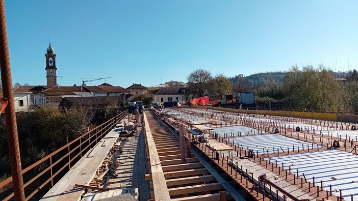 Le immagini del cantiere sul ponte