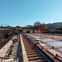 Le immagini del cantiere sul ponte