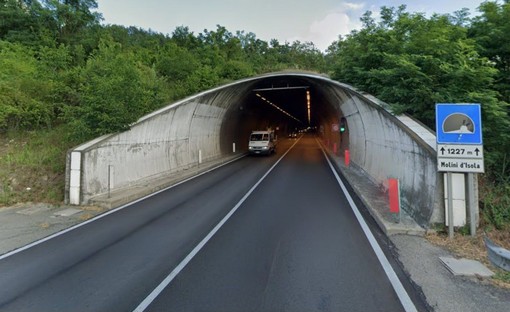 Riaperta oggi al traffico la galleria dei Molini di Isola