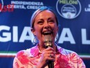 Giorgia Meloni in occasione della visita del 20 maggio 2022 (Merphefoto)