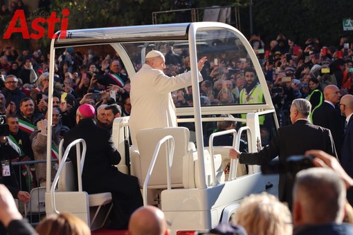 Papa Francesco in visita ad Asti