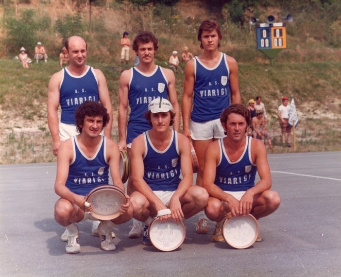 Viarigi celebra i vincitori dello scudetto di tamburello del 1974 con una giornata evento e partita storica. In campo anche il famoso &quot;Cerot&quot;