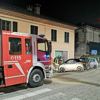 Incidente a Baldichieri d'Asti, urto tra due auto, 3 i feriti