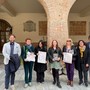 Nella foto da sinistra: Simone Nosenzo, Ausilia Quaglia, Miriana Cavallin, Federica Prete, Antonella Cavallo, Elena Romano, Fulvio Gatti