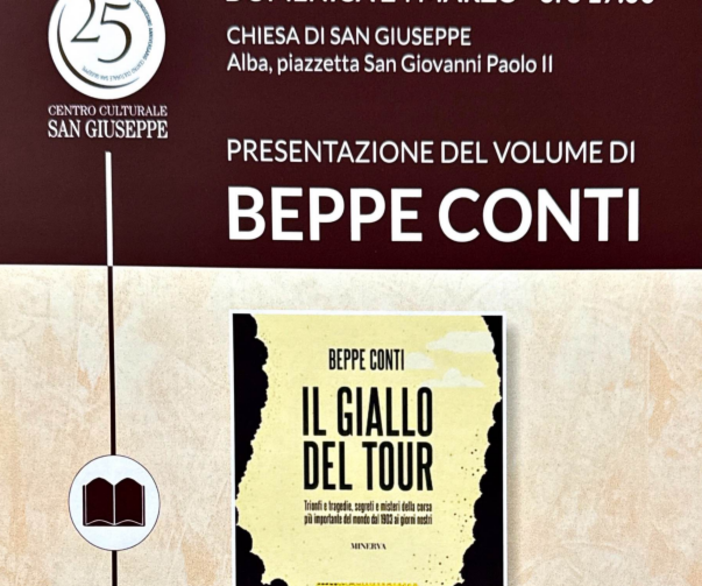 Beppe Conti presenta ad Alba &quot;Il Giallo del Tour&quot;