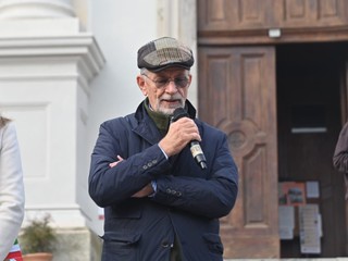 Alcune immagini della manifestazione di protesta