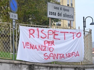 Alcune immagini della manifestazione di protesta