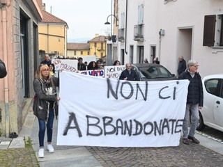 Alcune immagini della manifestazione di protesta