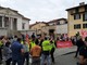 Un immagine della manifestazione sindacale della scorsa settimana di fronte al Municipio di Villanova d'Asti