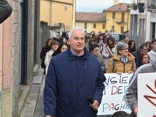 Alcune immagini della manifestazione di protesta