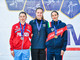 Valentina Martinescu (Junior Asti) con Maria Beatrice Mercuri e Aurora Tognetti