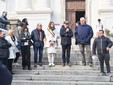 Alcune immagini della manifestazione di protesta