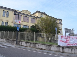 Alcune immagini della manifestazione di protesta