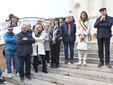 Alcune immagini della manifestazione di protesta