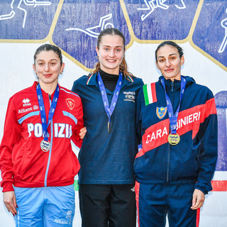 Valentina Martinescu (Junior Asti) con Maria Beatrice Mercuri e Aurora Tognetti