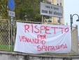 Alcune immagini della manifestazione di protesta