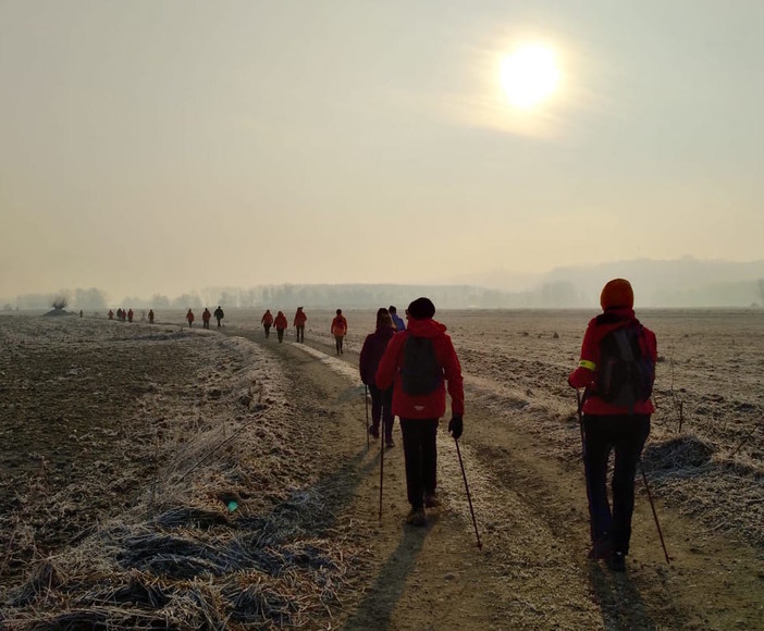 Il Covid 19 non ferma le camminate nella natura del Nordic Walking Asti