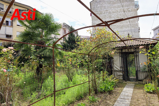 Il giardino del nuovo centro diurno di Asti