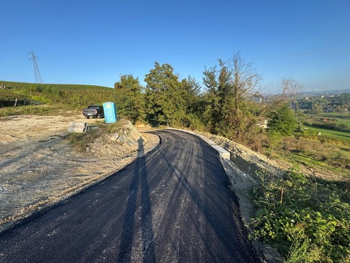 Conclusi i lavori sulla strada Vecchia d’Asti a Nizza Monferrato