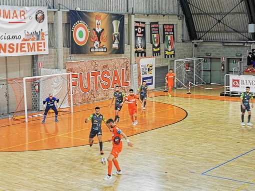 Gli Orange impegnati in un match casalingo al Pala Brumar