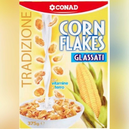 Conad richiama un lotto di corn flakes a causa di un allergene non indicato in etichetta