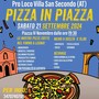 Pizza in Piazza, con accompagnamento musicale dal vivo, a Villa San Secondo