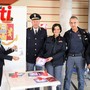 Un'immagine d'archivio della campagna antiviolenza della Polizia di Stato