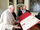 Uno scatto della visita astigiana del Papa nel novembre 2022