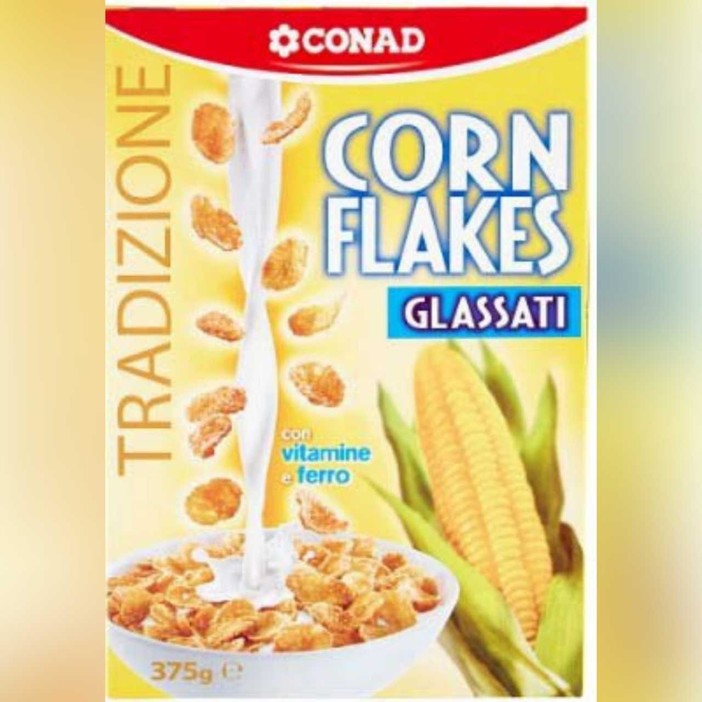 Conad richiama un lotto di corn flakes a causa di un allergene non indicato in etichetta