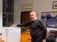 Il presidente Rasero ieri al voto