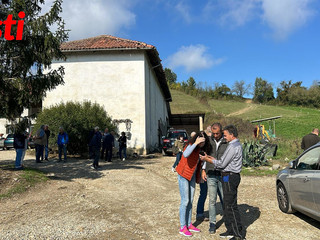 Alcune immagini dell'incontro all'azienda agricola Viarengo