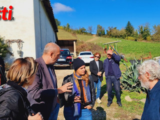 Alcune immagini dell'incontro all'azienda agricola Viarengo