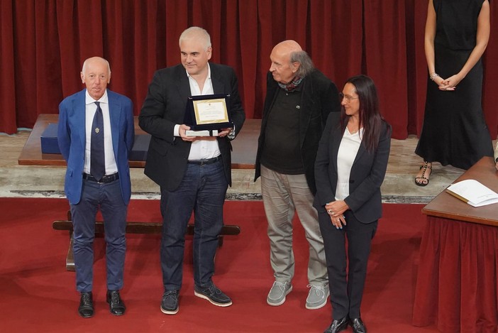 Alessandro Rivali ha vinto il Premio Letterario Casinò di Sanremo Antonio Semeria per la Narrativa