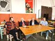 La conferenza stampa alla Casa del Popolo (da sinistra Mauro Bosia, Gianfranco Miroglio, Mario Malandrone, Vittoria Briccarello)