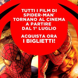 Questa settimana al cinema tornano in sala tutti i film su Spiderman