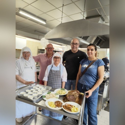 I Teneroni di Asti con il “Memorial Ricu e Resci” hanno regalato un pranzo alla mensa sociale