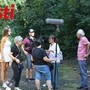 Gianni Miroglio sul set di Vita Nova