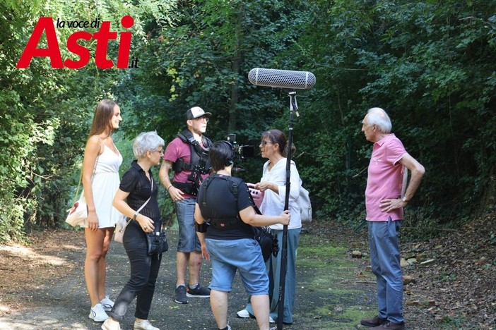 Gianni Miroglio sul set di Vita Nova