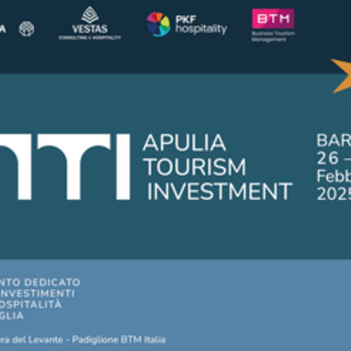 Turismo, 'Apulia Tourism Investment 2025' dal 26 al 28 febbraio a Fiera del Levante Bari