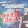 Volley Under 17: Miranda Zanella del Club76 PlayAsti vola in Perù con la Nazionale